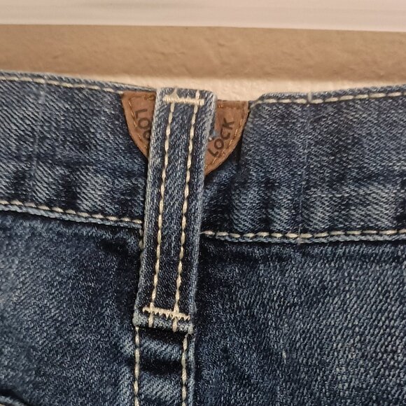 Ariat M4 Low Rise Boot Western Blue Denim Jeans Mens Size 38x36 - Picture 13 of 16